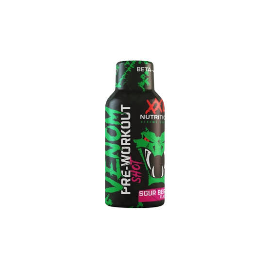 XXL Nutrition Venom Pre Workout Shot Sour Berry